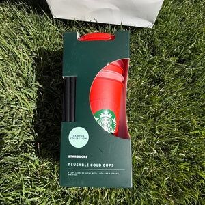 UNLV Starbucks Campus Collection 5 Reusable 24oz Cold Cups Running Rebels NCAA